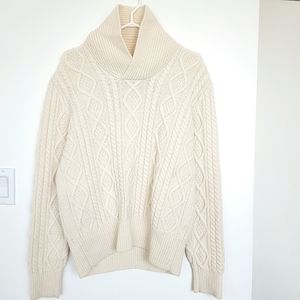 Tommy Hilfiger 100% Wool Cable Knit Sweater